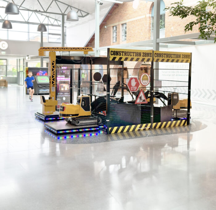 SBI Cage system at a shopping mall in Sweden