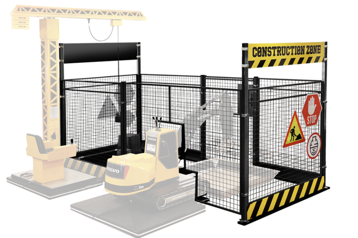 Product image of the Cage System by SBI Sweden, highlighting its design and features for safety and functionality