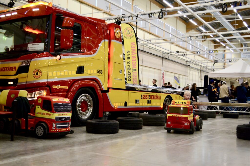 Assistancekåren and mini tow trucks from sbi Sweden
