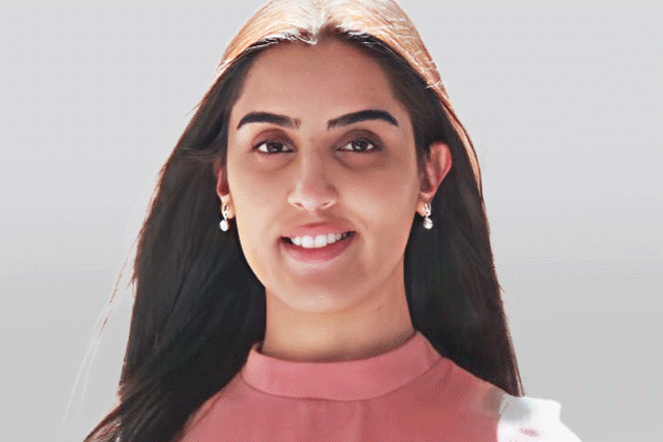 Portrait of Payal Hirani, representative of SBI Sweden for Australia and New Zealand, showcasing her professionalism and commitment to the region